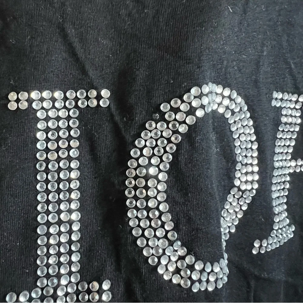 CHRISTIAN DIOR Paris rhinestone t-shirt - Picture 4 of 4